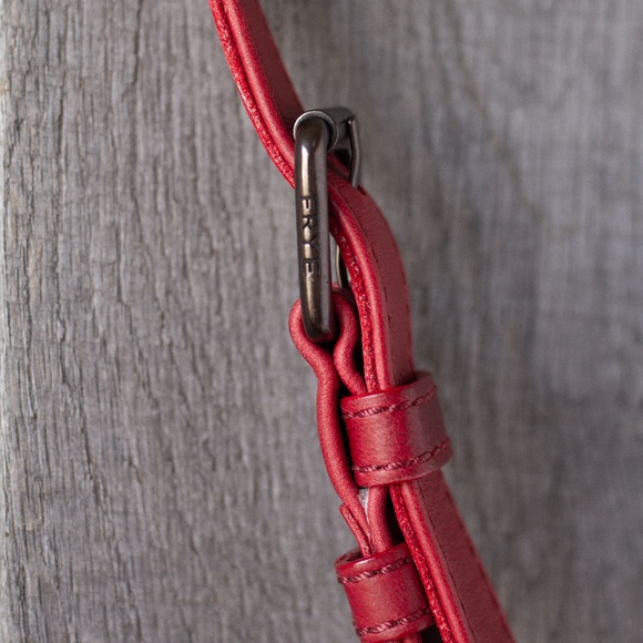 FRYE red leather crossbody - Picture 5 of 6